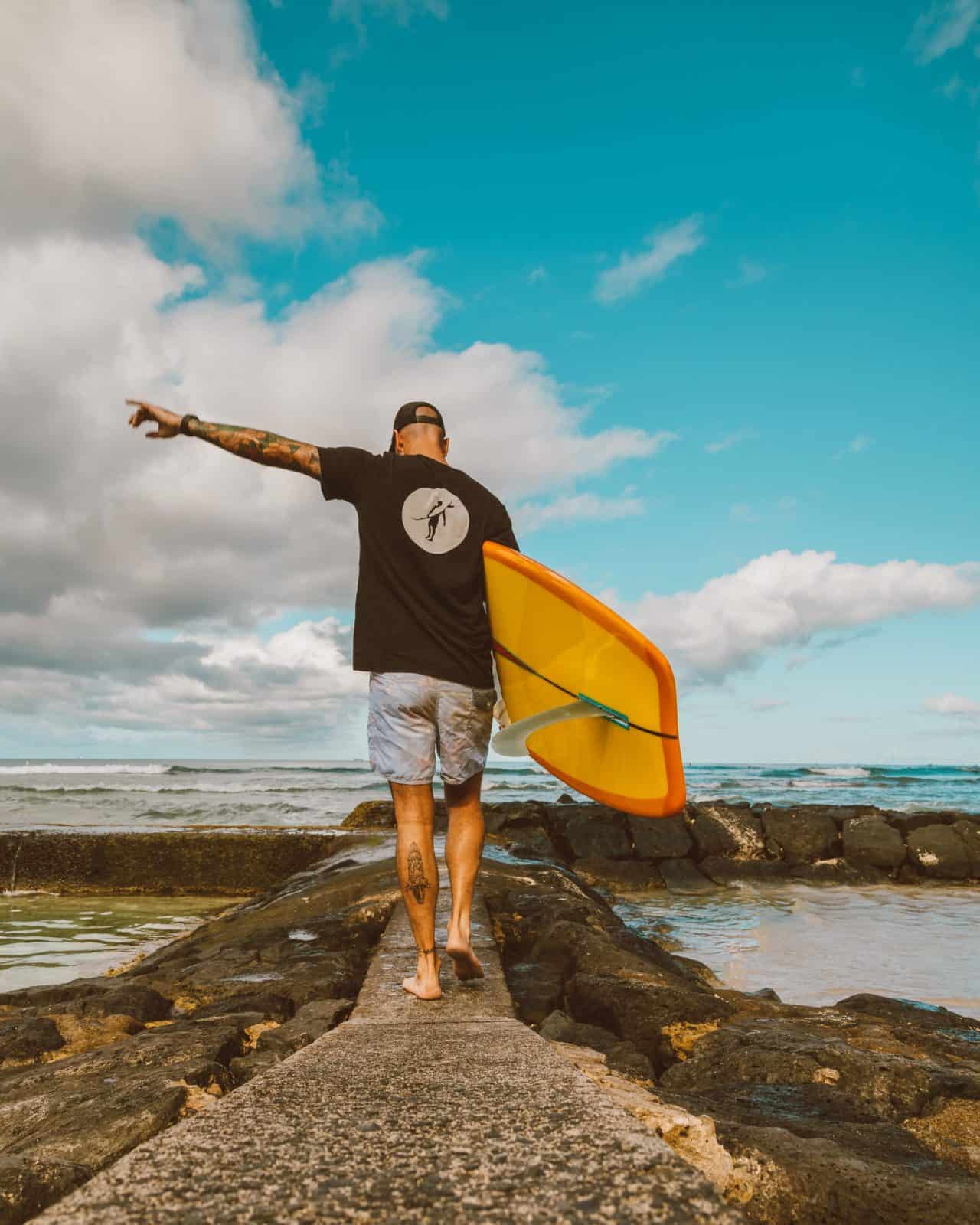 Sunset Surf Board – Bild 4