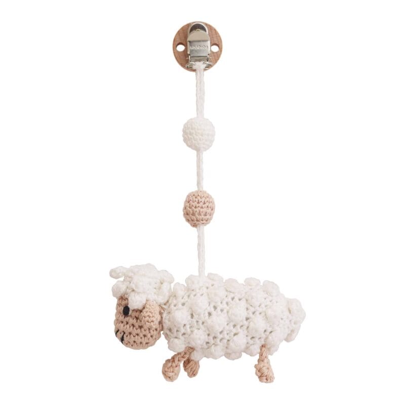 12231-Gehaekelter-Spielbogenanhaenger-Schaf-DOLLY-in-Weiss-andere-Seite Gehäkelter Spielbogenanhänger Schaf DOLLY in Weiß - andere Seite