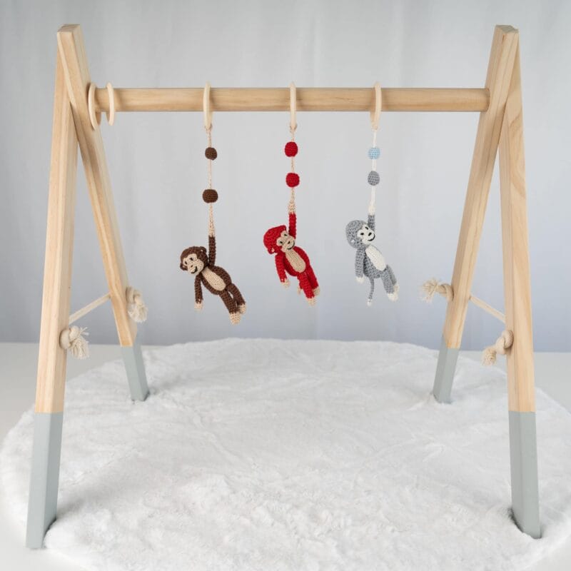 12480-12481-12239-Set-Bundle-Kollektion-Spielbogenanhaenger-Affe-grau-rot-braun Set Bundle Kollektion Spielbogenanhänger Affe grau rot braun