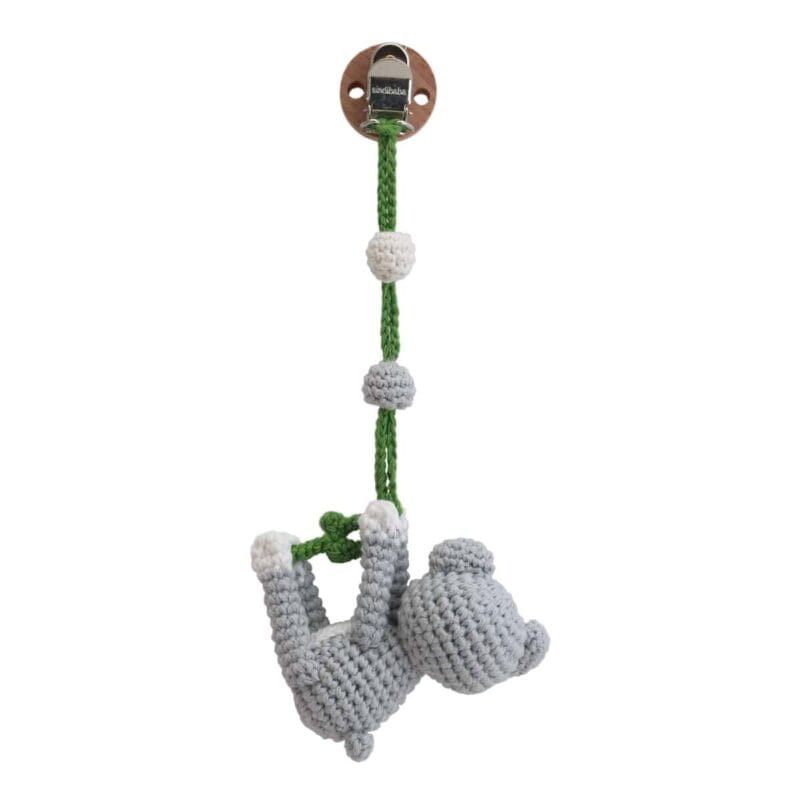 12501-Gehaekelter-Kinderwagenanhaenger-Koala-COCO-Bio-Rueckansicht Gehäkelter Kinderwagenanhänger Koala COCO Bio - Rückansicht