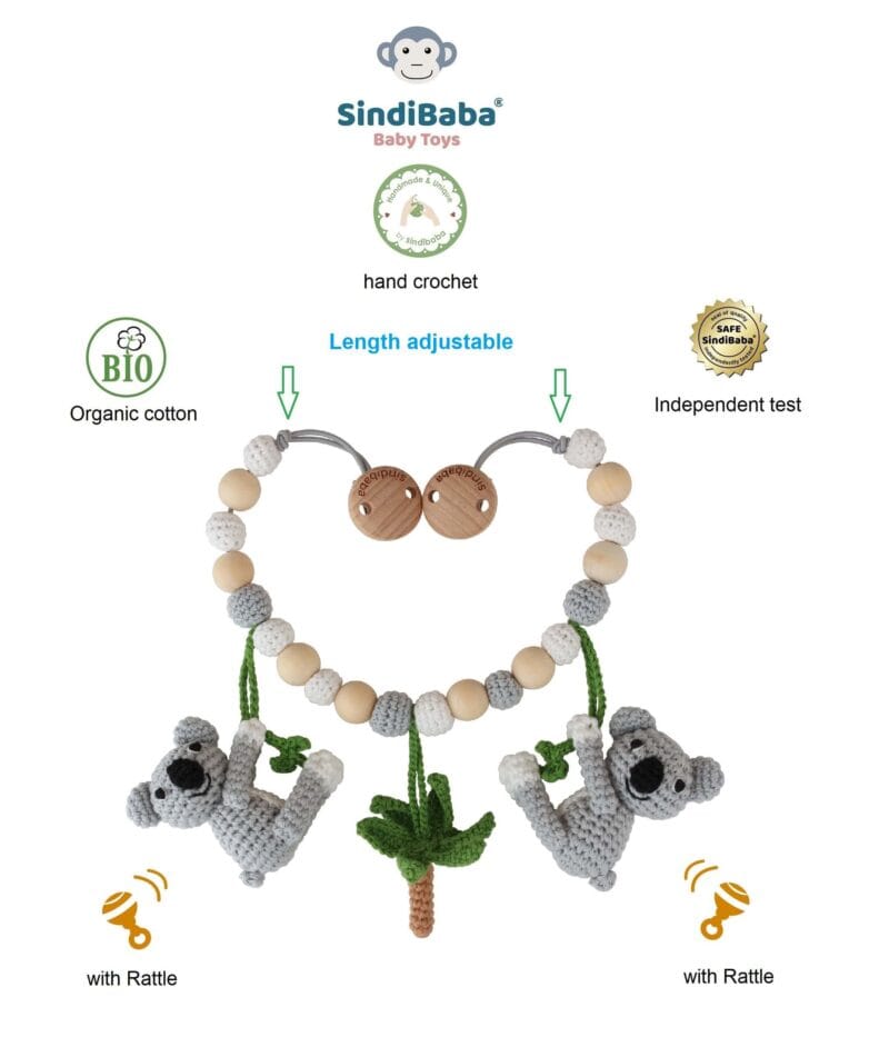 12502-Gehaekelte-Kinderwagenkette-Koala-COCO-Bio-Infografik Gehäkelte Kinderwagenkette Koala COCO Bio - Infografik