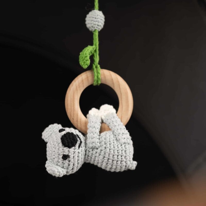 12524-Babyspielzeug-3-Monate-Kinderwagenspielzeug-Koala-grau Babyspielzeug 3 Monate Kinderwagenspielzeug Koala grau