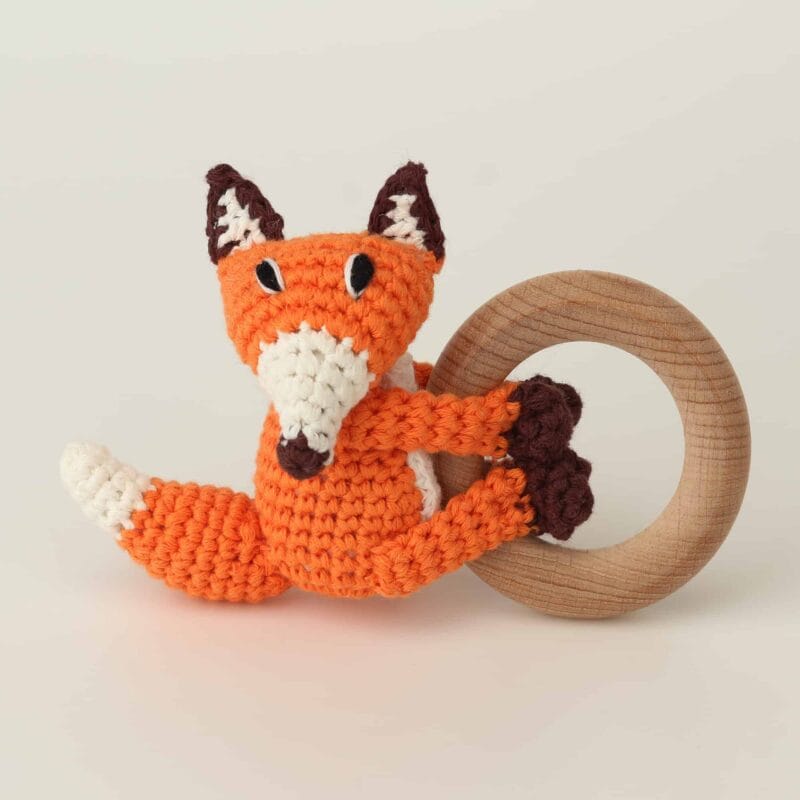 12545-3in1-Haengespielzeug-Babyrassel-Fuchs-FRED-Bio-Babyrassel 3in1 Hängespielzeug & Babyrassel Fuchs FRED (Bio) - Babyrassel