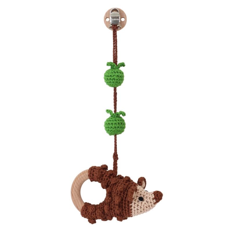 12547-3in1-Haengespielzeug-Babyrassel-Igel-HARRY-hinten 3in1 Hängespielzeug & Babyrassel Igel HARRY - hinten