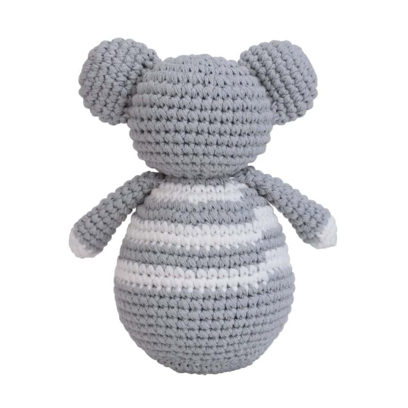 12558-Gehaekeltes-Stehaufmaennchen-Koala-COCO-Bio-hinten 12558 - Gehäkeltes Stehaufmännchen Koala COCO Bio - hinten