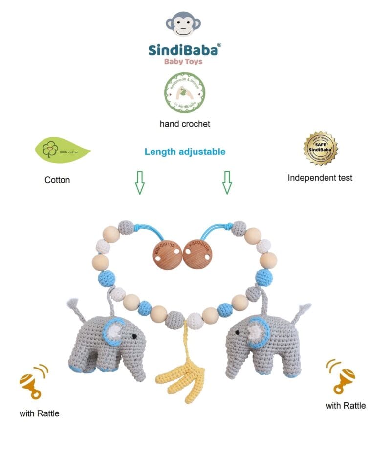 12325-Gehaekelte-Kinderwagenkette-Elefant-JUMBO-in-Blau-Infografik Gehäkelte Kinderwagenkette Elefant JUMBO in Blau - Infografik