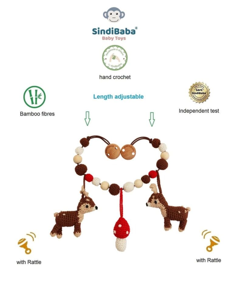 12334-Gehakelte-Kinderwagenkette-Reh-AUDREY-Infografik Gehäkelte Kinderwagenkette Reh AUDREY - Infografik