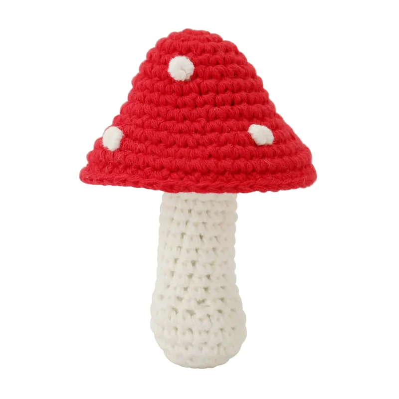 12425-baby-rattle-toadstool-front_1 Fliegenpilz in Rot-Weiß, Vorderansicht