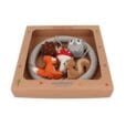 Gehäkeltes Baby-Mobile WALDTIERE 2 mit Verpackung
