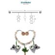Gehäkelte Kinderwagenkette Koala COCO Bio - Abmessungen