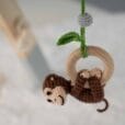 Babyspielsachen für Playgym Affe braun