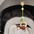 Babyspielzeug 6 Monate Kinderwagenspielzeug Affe braun