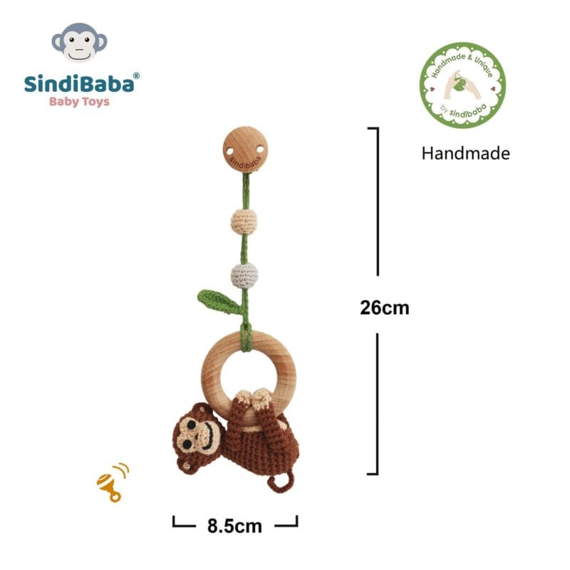 12523-Gehaekelter-Spielbogenanhaenger-Affe-CHARLIE-Bio-3-in-1-Abmessungen 12523-Gehaekelter-Spielbogenanhaenger-Affe-CHARLIE-Bio-3-in-1-Abmessungen