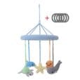 Gehäkeltes Baby-Mobile MEERESTIERE - Delfin, Wal, Schildkröte, Krake