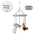 Gehäkeltes 4in1 Baby-Mobile SÜDAMERIKA - mit 2020 Awards-Logo XL