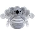 12558 - Gehäkeltes Stehaufmännchen Koala COCO Bio - in Bewegung