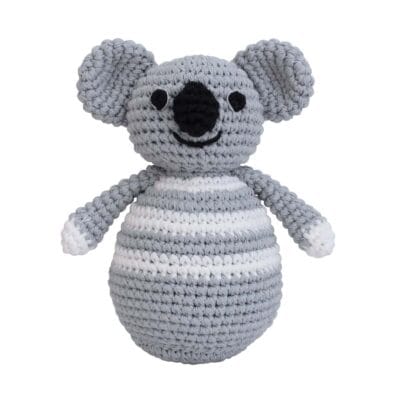 12558 - Gehäkeltes Stehaufmännchen Koala COCO Bio - vorne