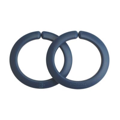 Spielzeug Befestigungsringe in Blau - 2er Set