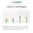 Infografik - Flex-Ringe in Beige sind leicht zu befestigen