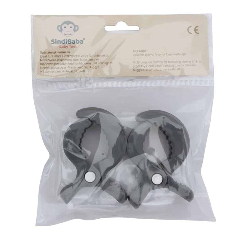 32034-Spielzeug-Befestigungsklammern-in-Grau-2er-Set-in-Verpackung Spielzeug Befestigungsklammern in Grau - 2er Set - in Verpackung