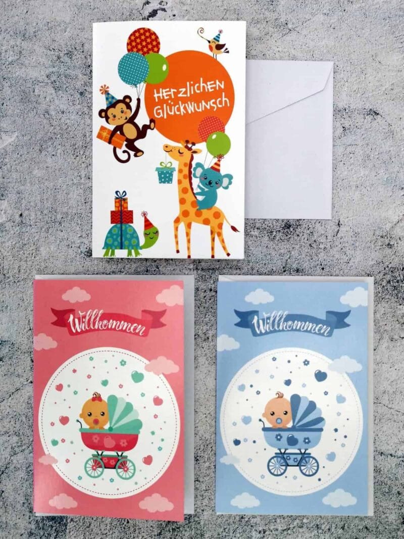 Persönliche Grußkarte hinzufügen - ein Geschenk-Service von SindiBaba