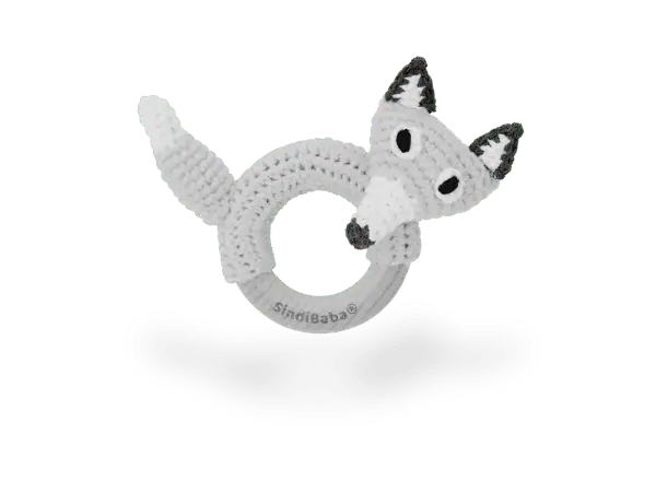 Ringrassel mit Fuchs-Motiv, repräsentativ für die Produktkategorie